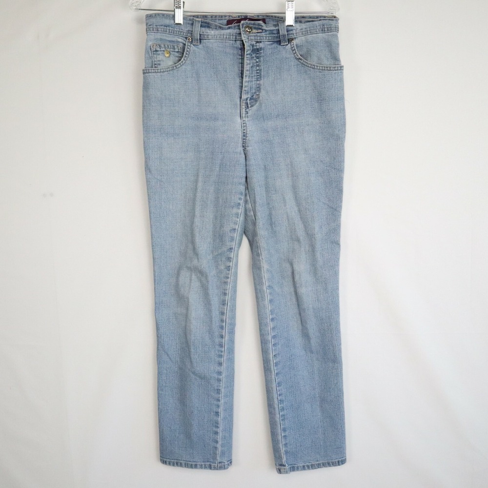 Gloria Vanderbilt Jeans Womens 30x28 5-Pocket Stretch Flex‎ Denim Blue